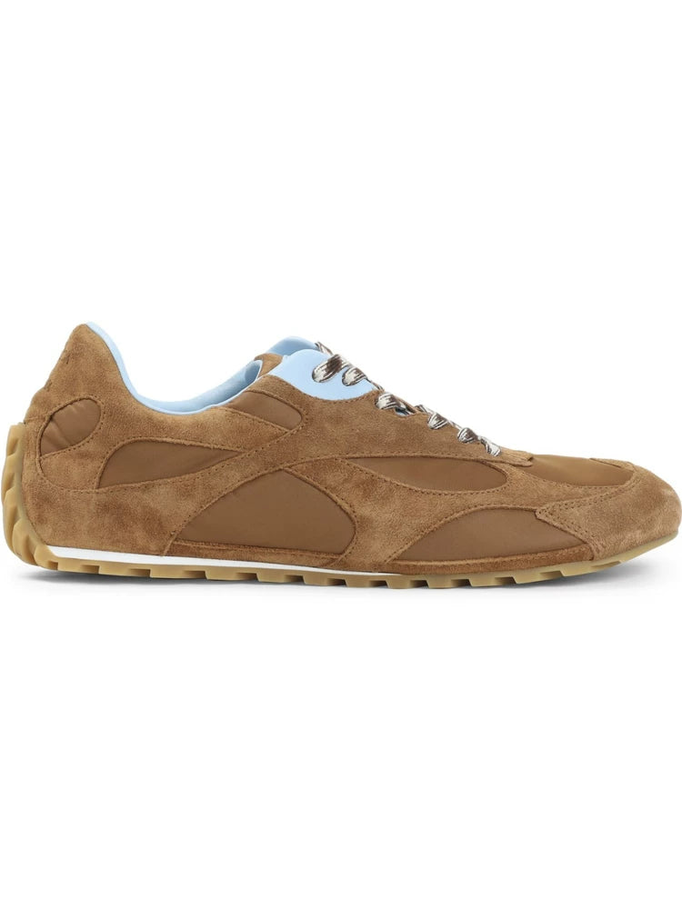 Bottega Veneta Men's Flash Orbit Sneakers in Brown
