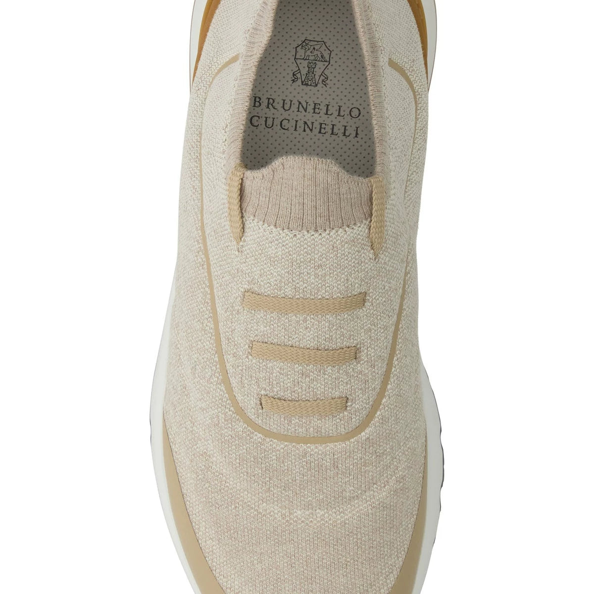Brunello Cucinelli Men's Sneakers in Beige
