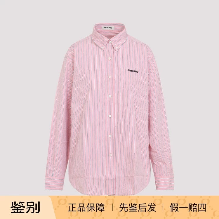 Miu Miu Women's Shirt in Pink