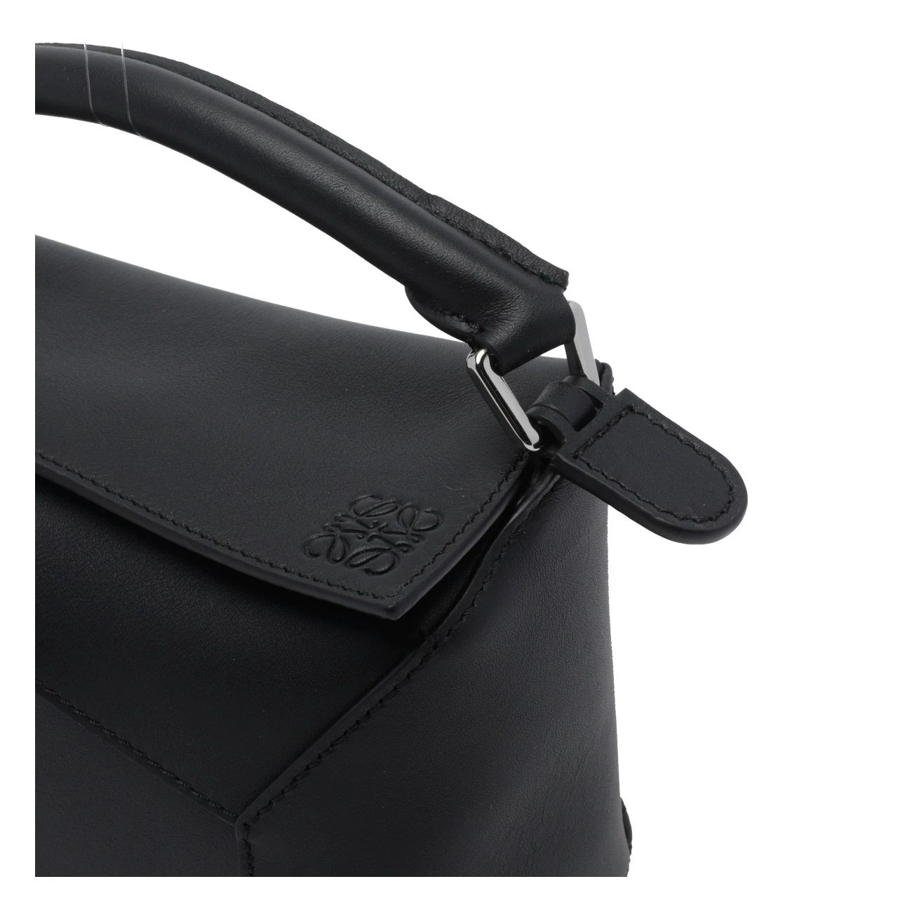 Loewe Women's Puzzle Mini Shoulder Bag in Black