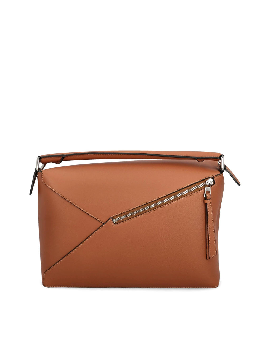 Loewe Men's Puzzle Large Shoulder Bag in Brown