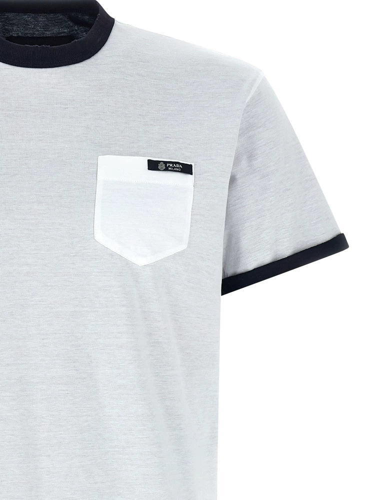 Prada Men's T-Shirt in White