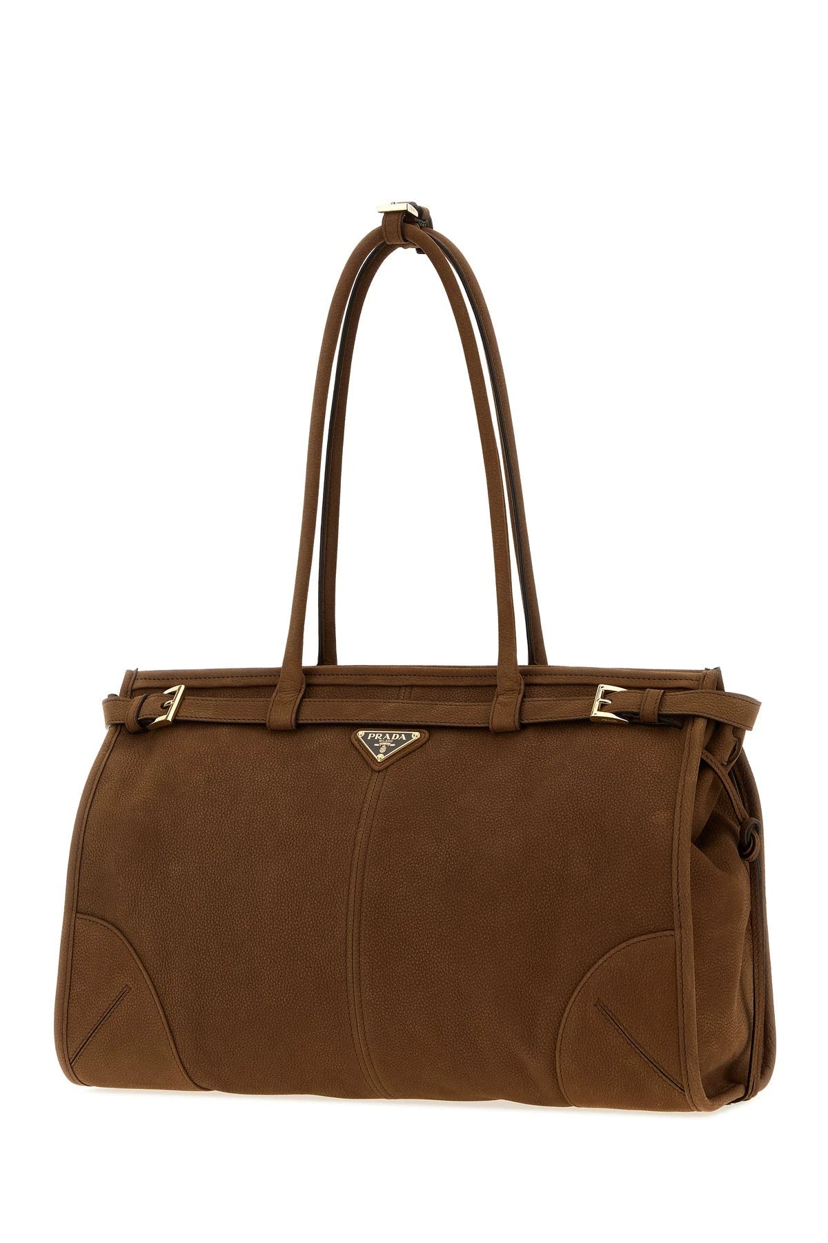 Prada Women's Bonnie Large Bag in Brown