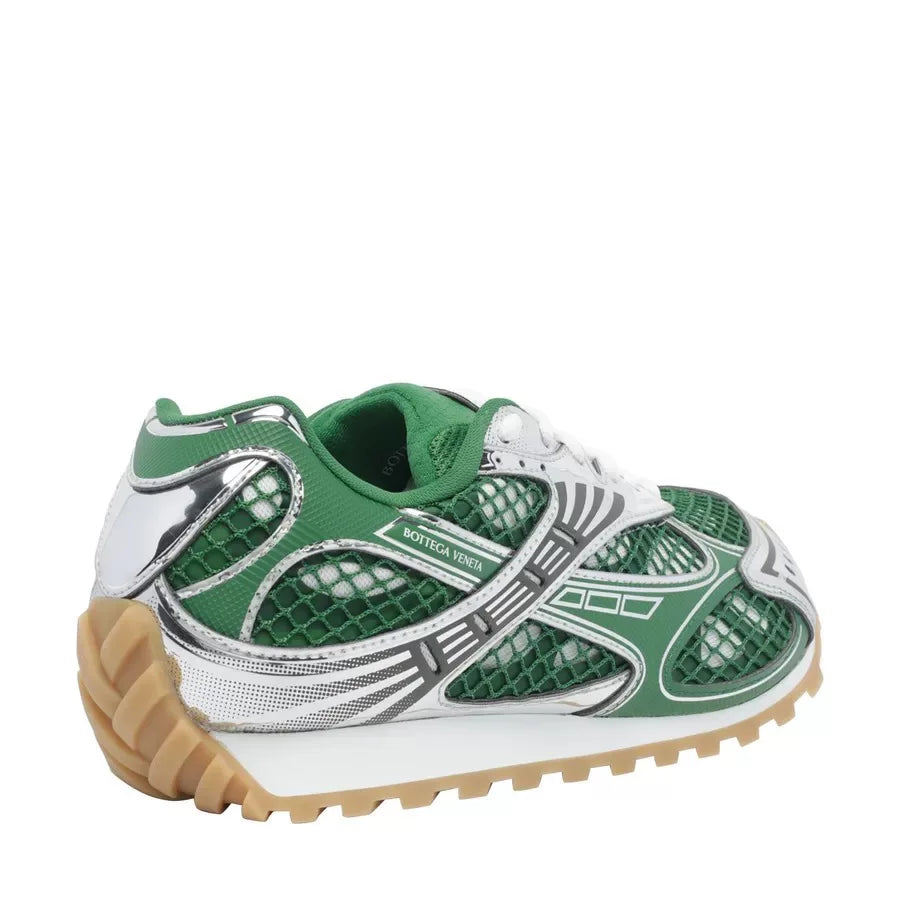 Bottega Veneta Men's Orbit Sneakers in Green