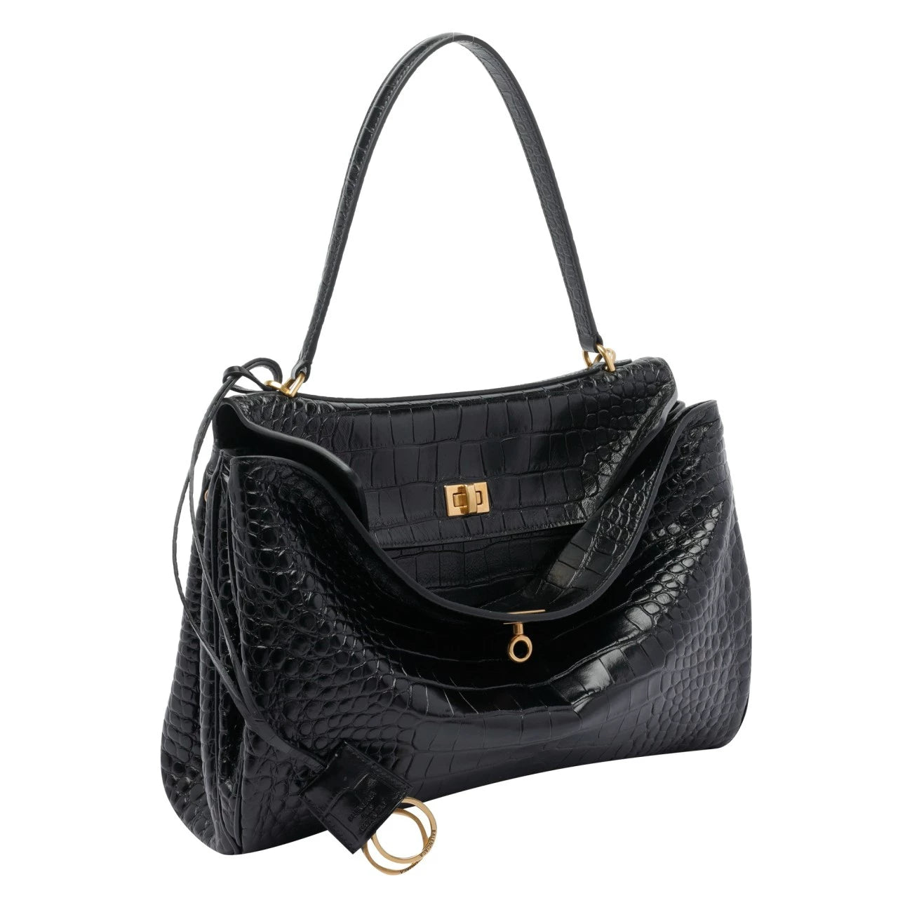 Balenciaga Women's Rodeo Medium Shoulder Bag in Black