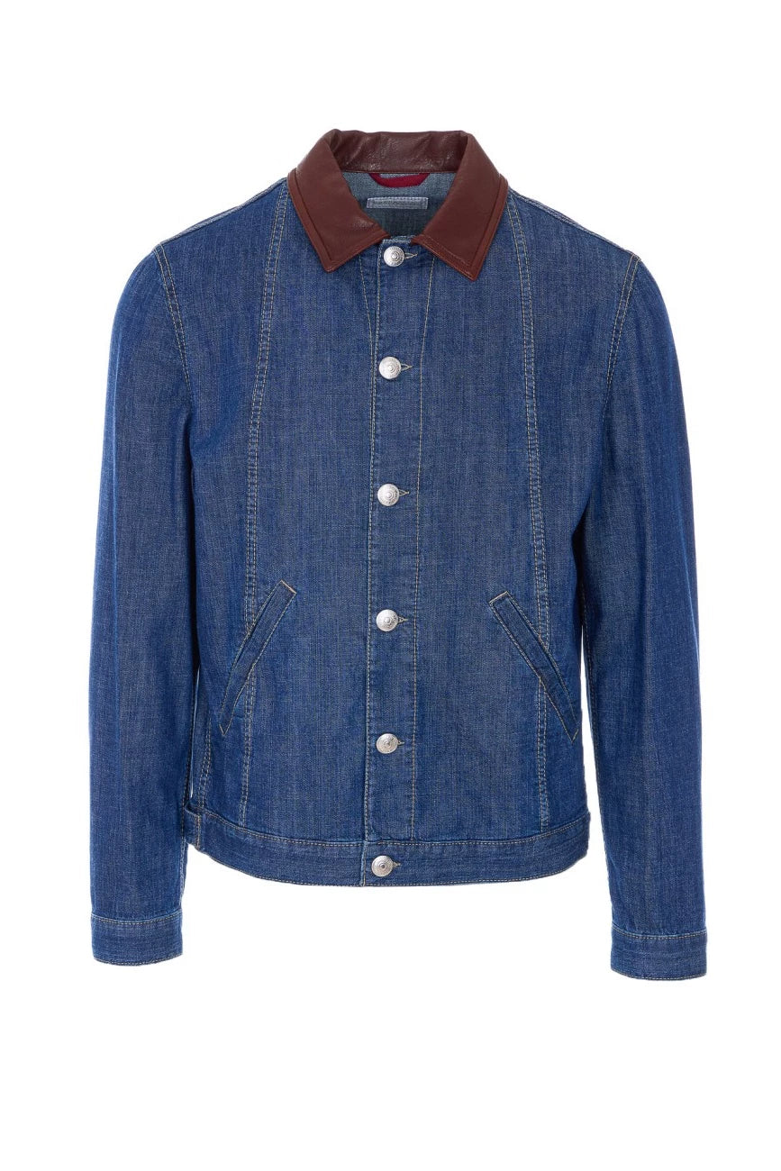 Brunello Cucinelli Men's Bc 2026 Jacket in Blue