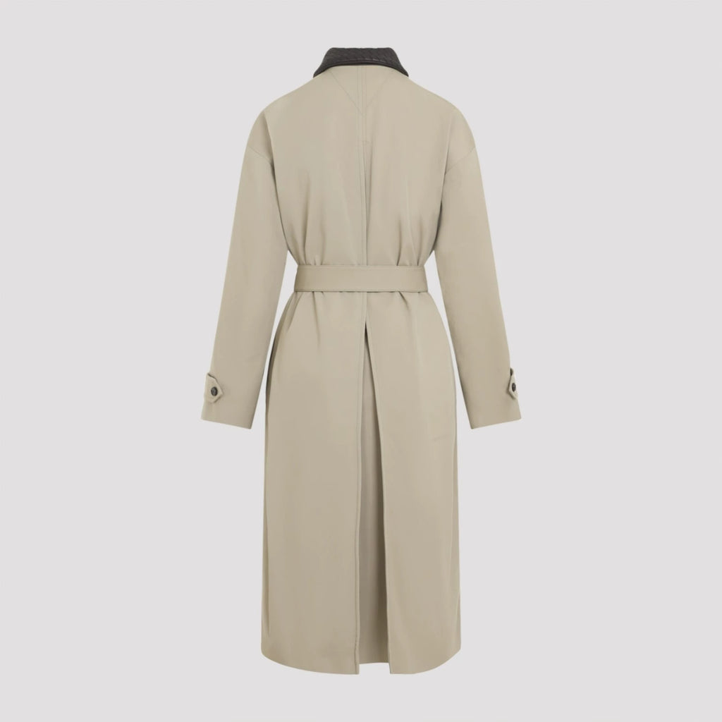 Bottega Veneta Women's Trench Coat in Beige