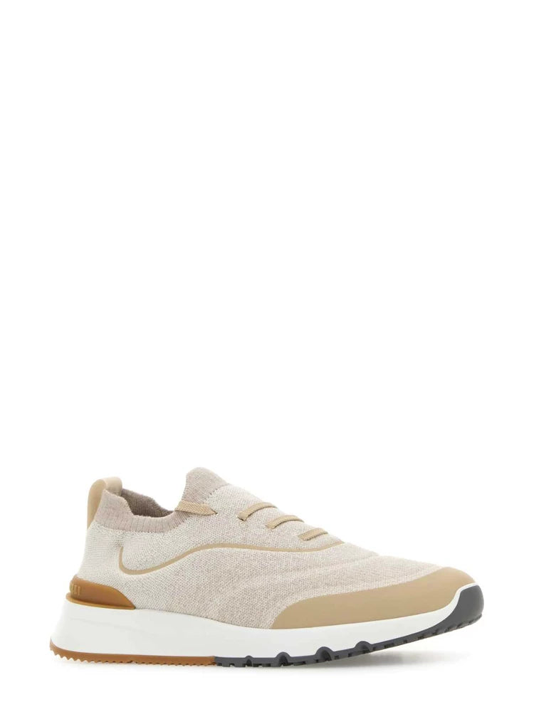 Brunello Cucinelli Men's Sneakers in Beige