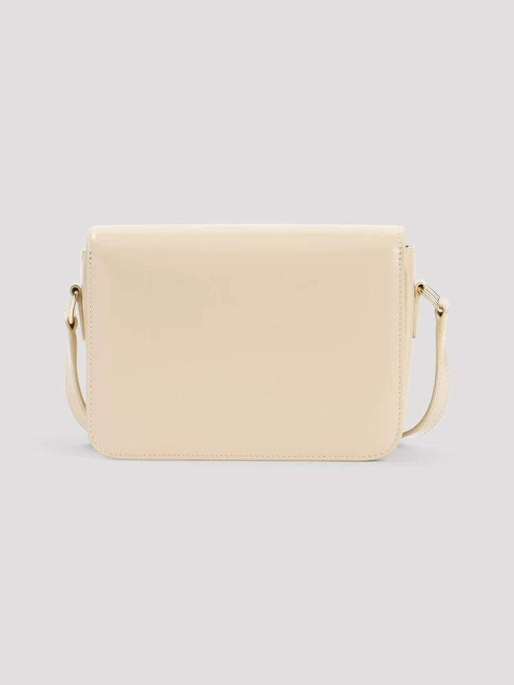 Celine Women's Teen Triomphe Small Shoulder Bag in Beige