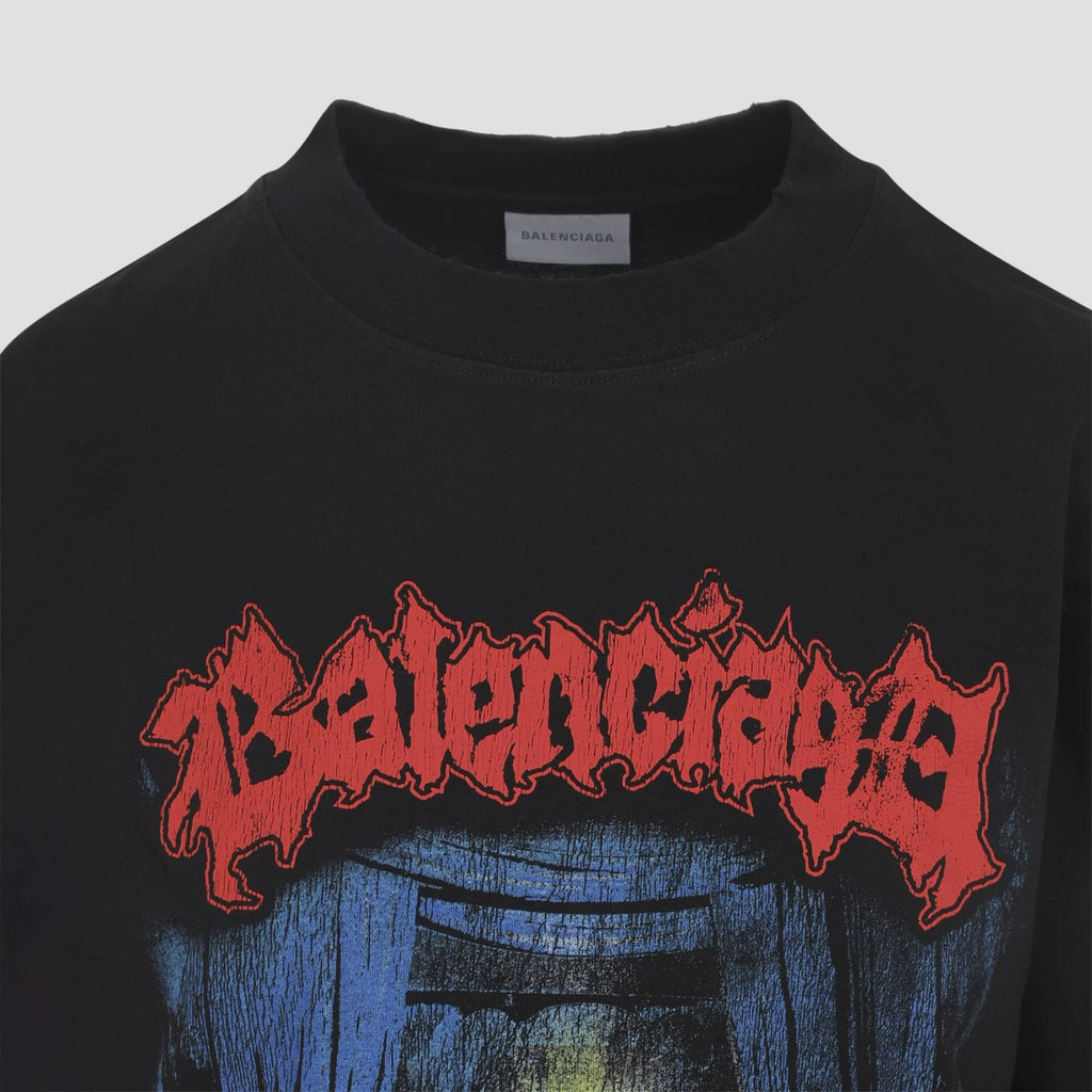 Balenciaga Women's T-Shirt in Black