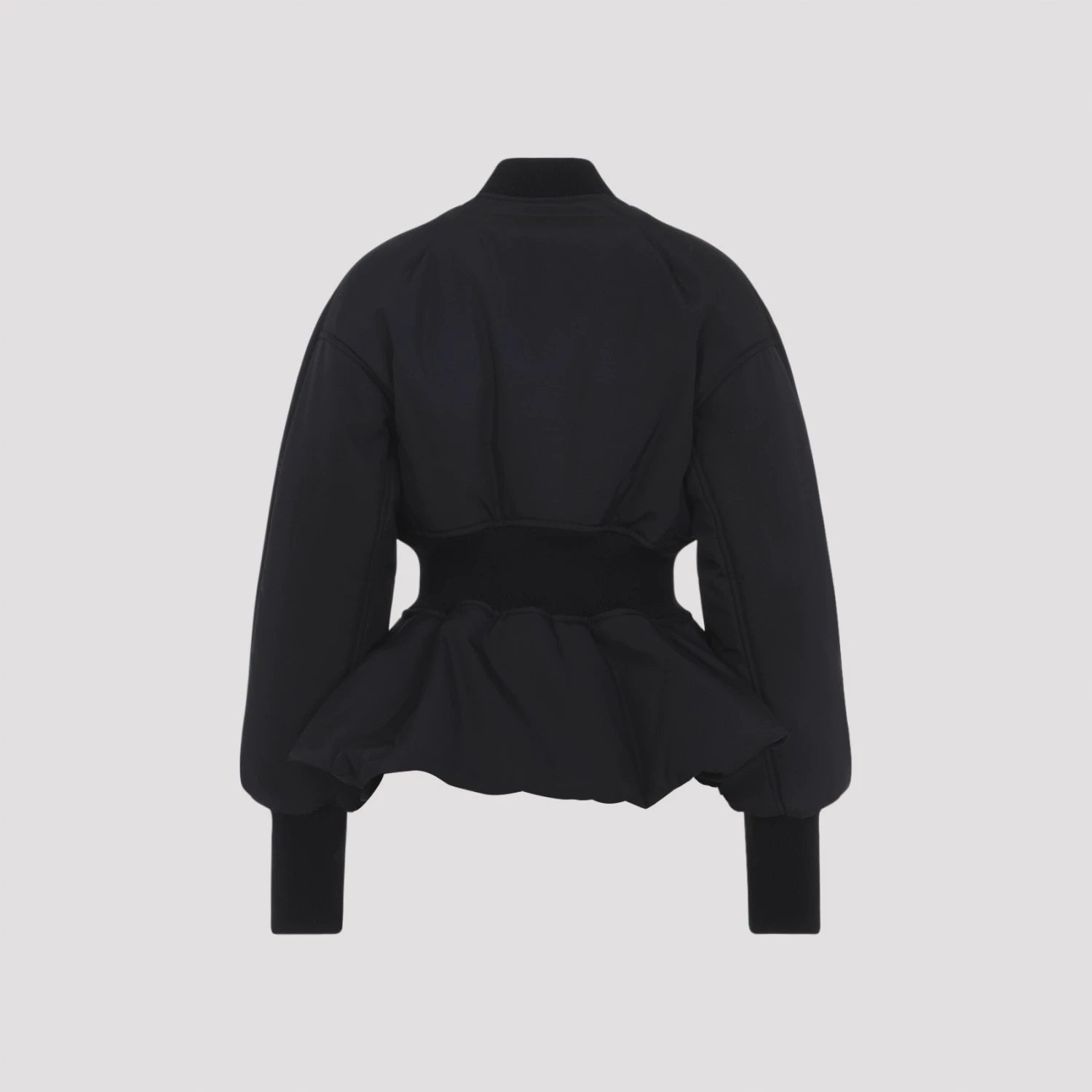 Alaia Women's Peplum Coat in Black