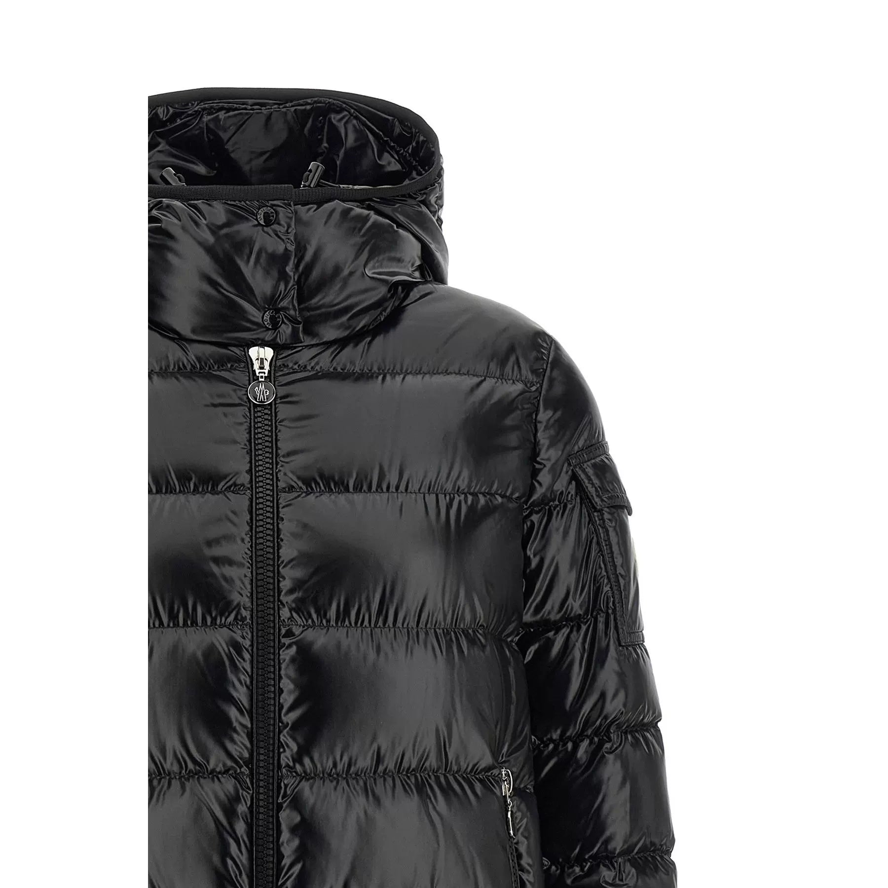 MONCLER Women's Courcelles Hooded Down Coat in Black