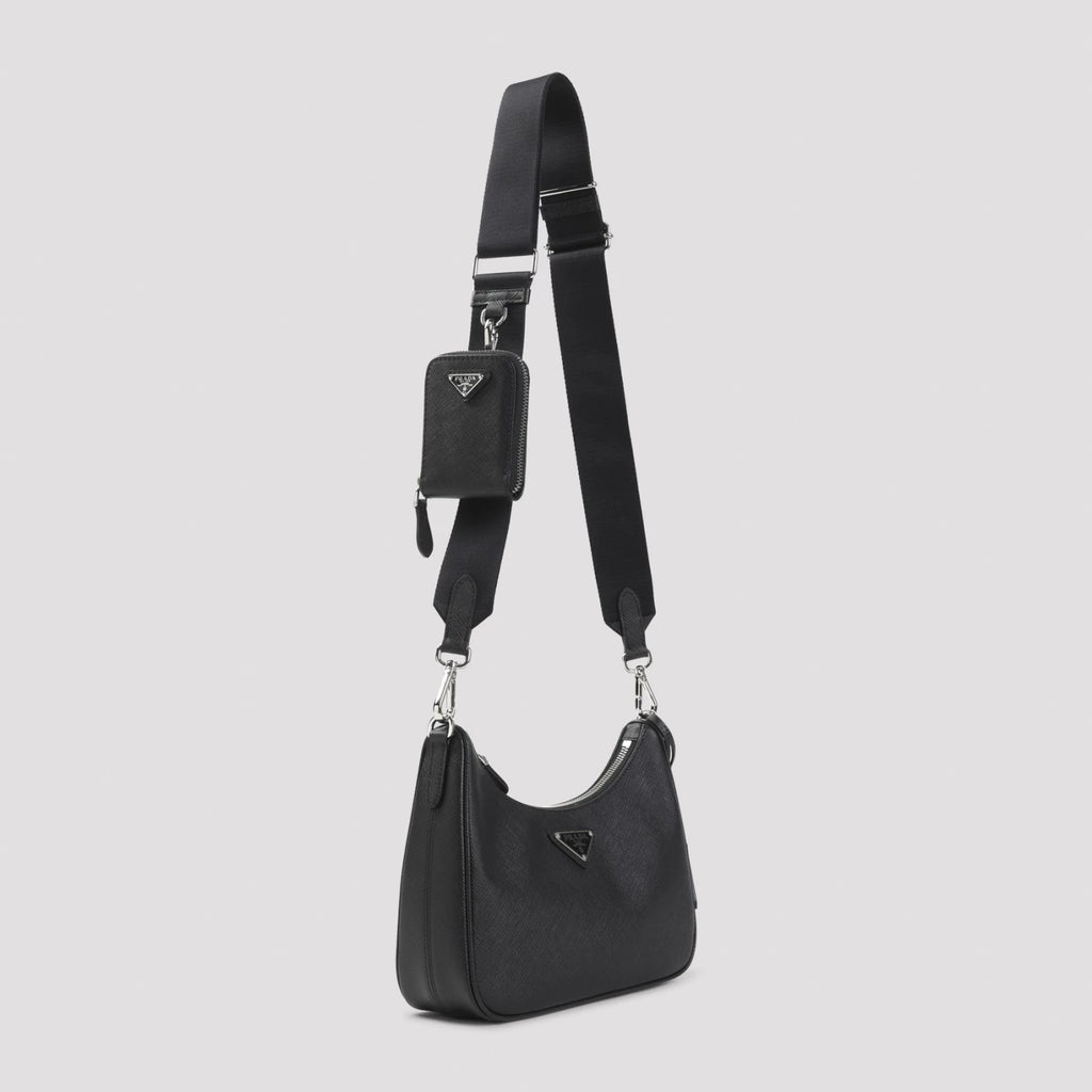 Prada Women's Bandoliera Bag in Silver