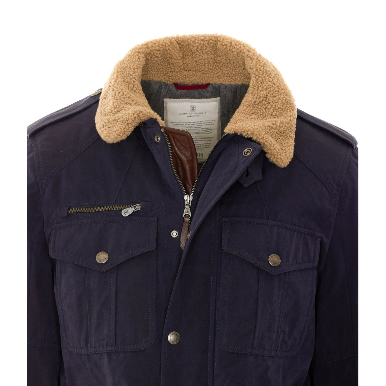 Brunello Cucinelli Men's Jacket in Blue