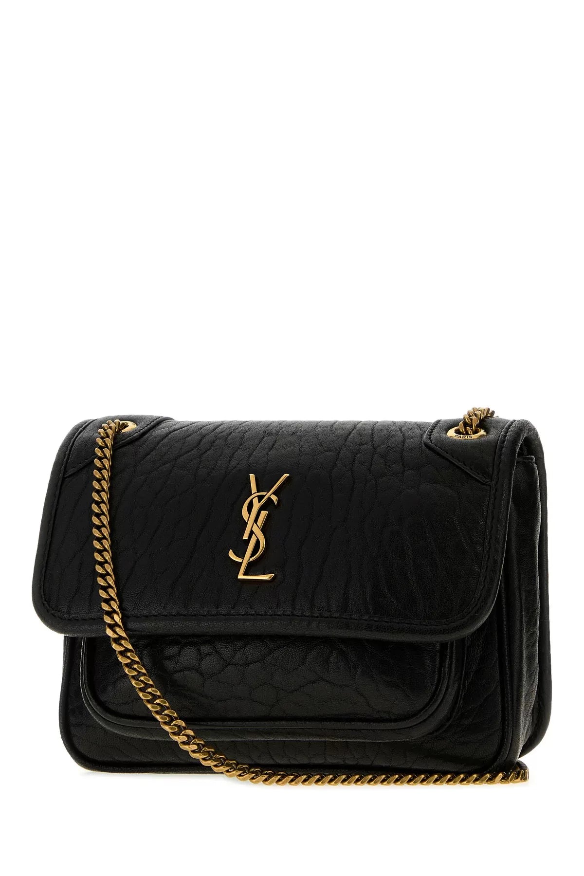 Saint Laurent Women's YSL Niki Mini Shoulder Bag in Black