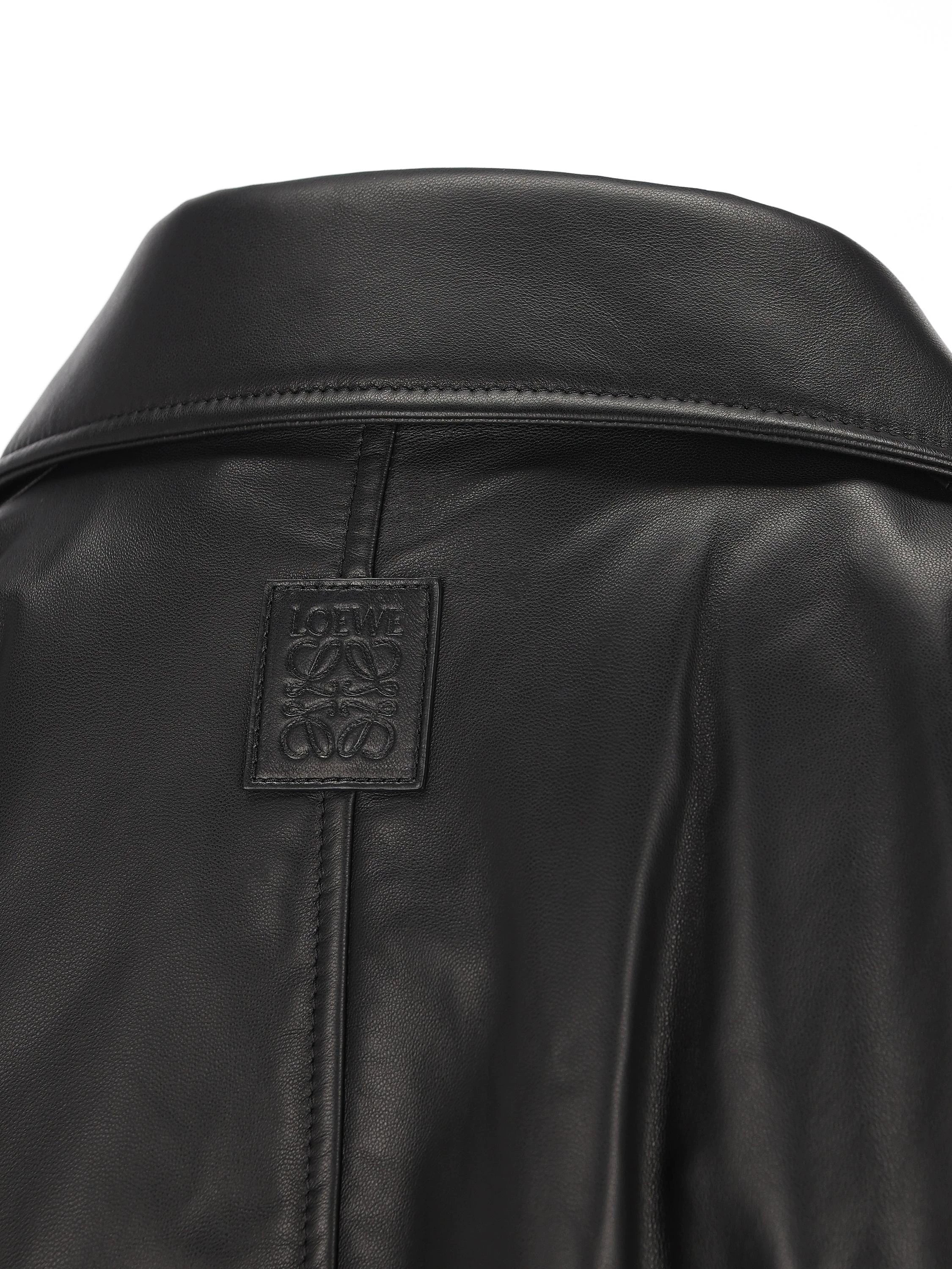 Loewe Women's Leather Jacket in Black