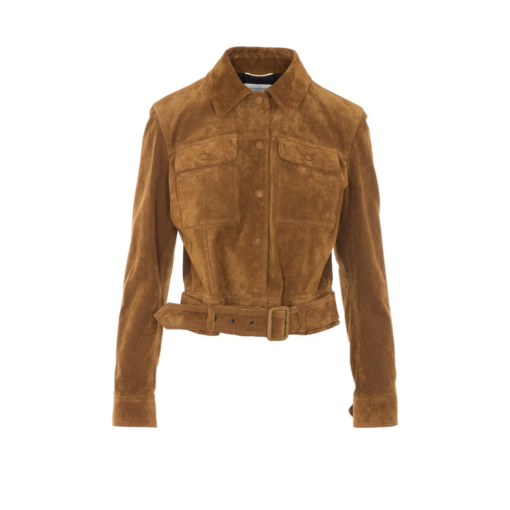 Saint Laurent Women's YSL Leather Jacket