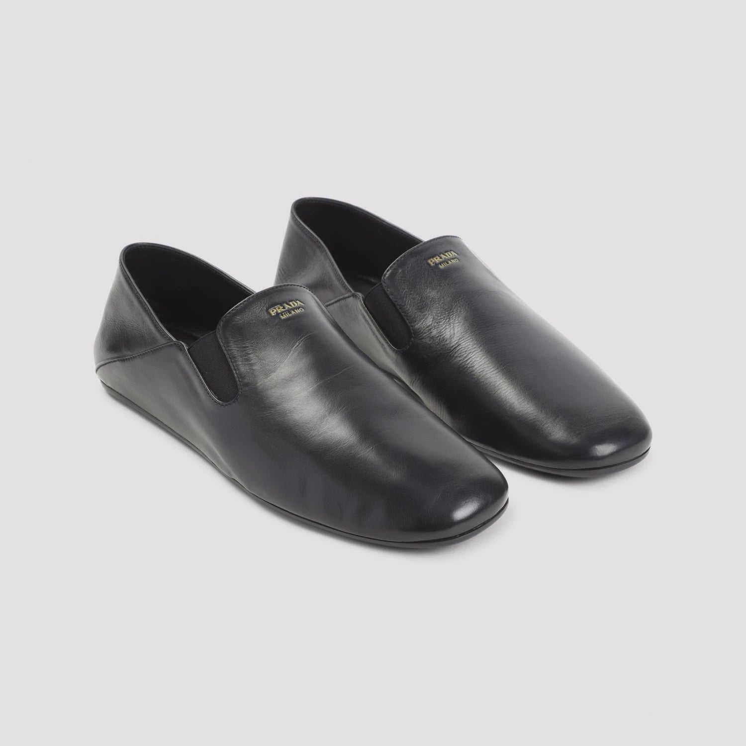 Prada Men's Loafers in Black