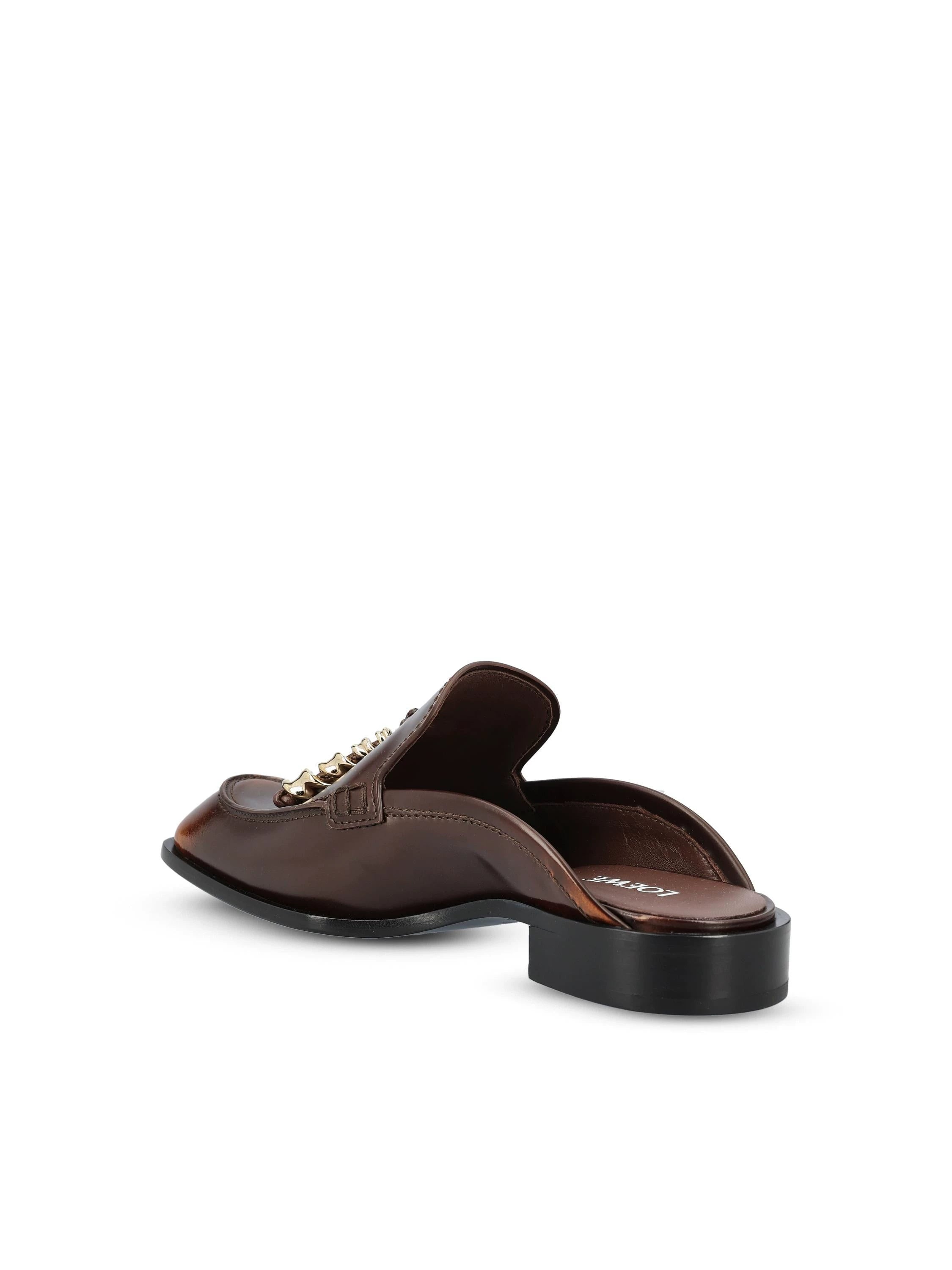 Loewe Women's Edge Slippers in Brown