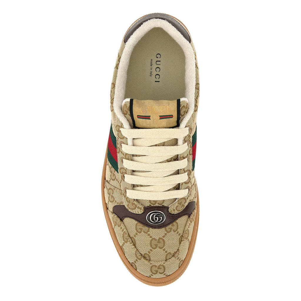 Gucci Women's Screener Sneakers in Beige