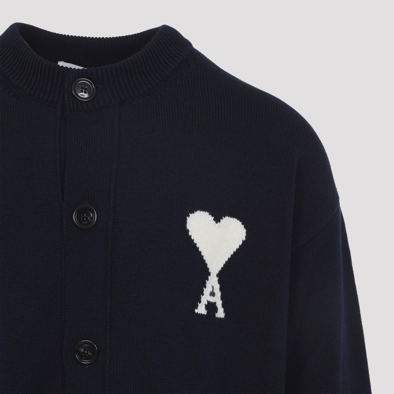 Ami Paris Cardigan in Blue