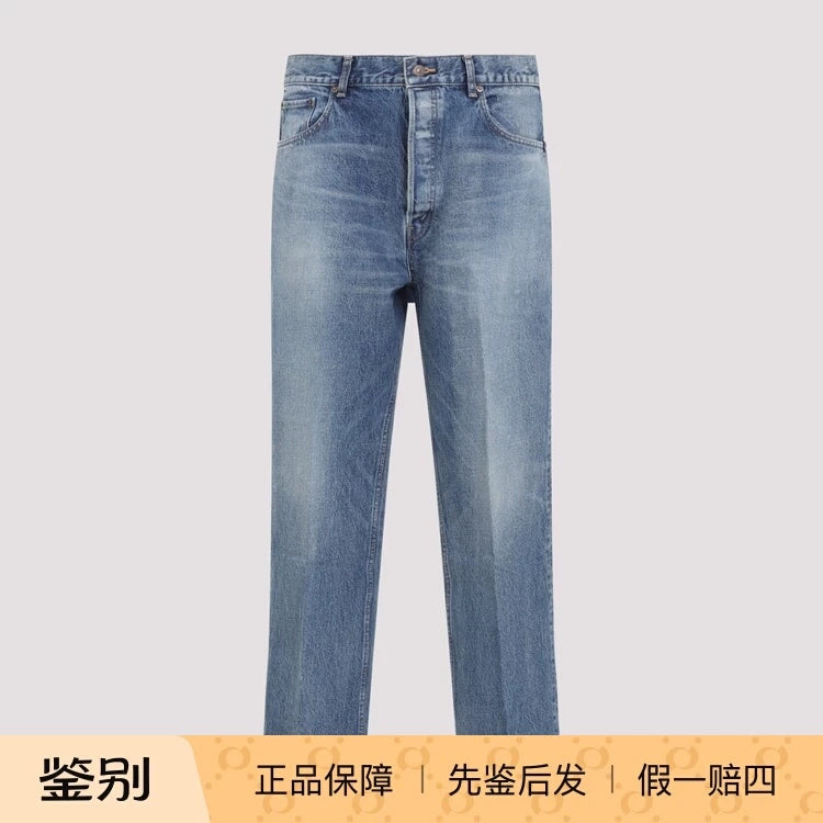 Celine Men's Boyfriend 001 Jeans in Blue