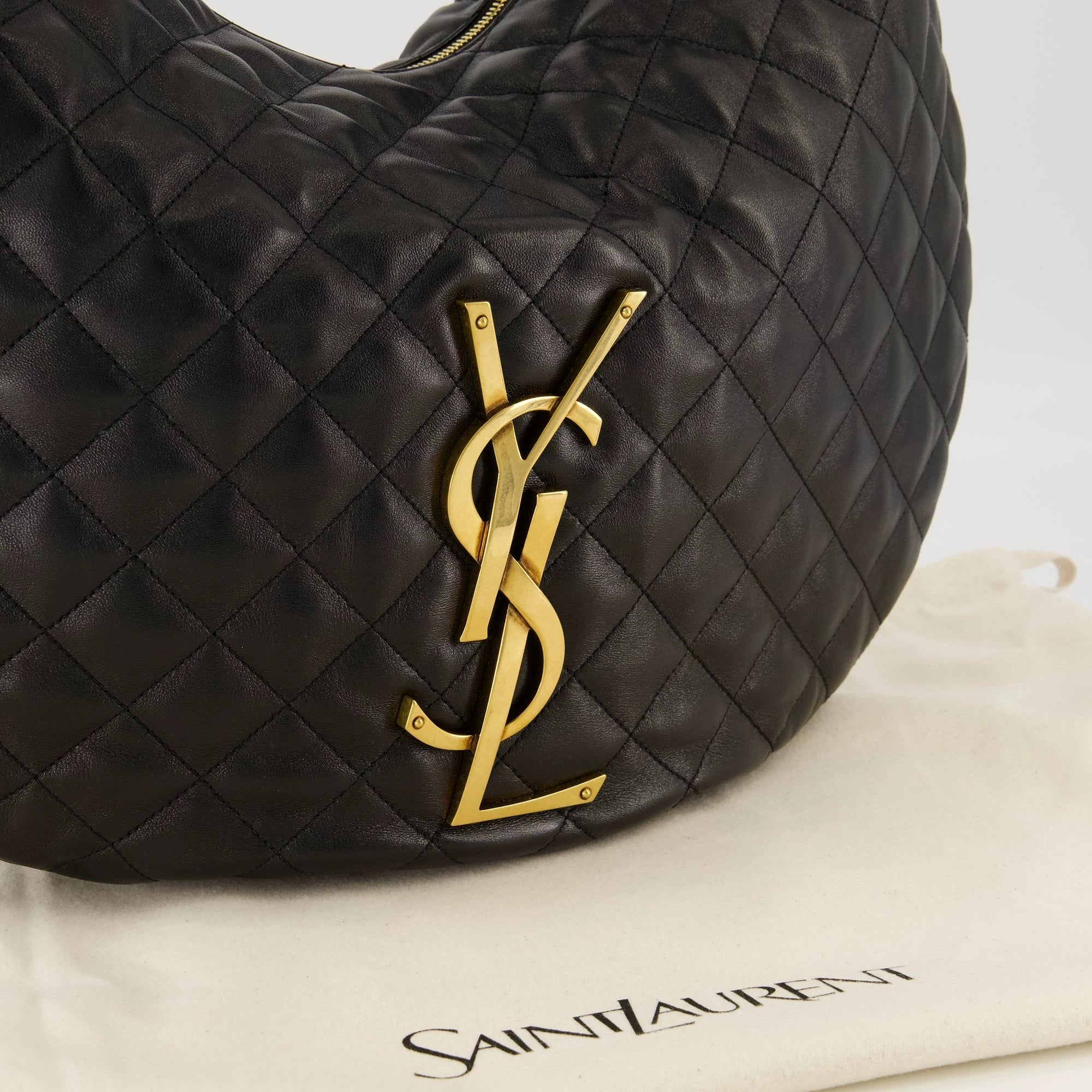 Saint Laurent Women's YSL Icare Bag in Black