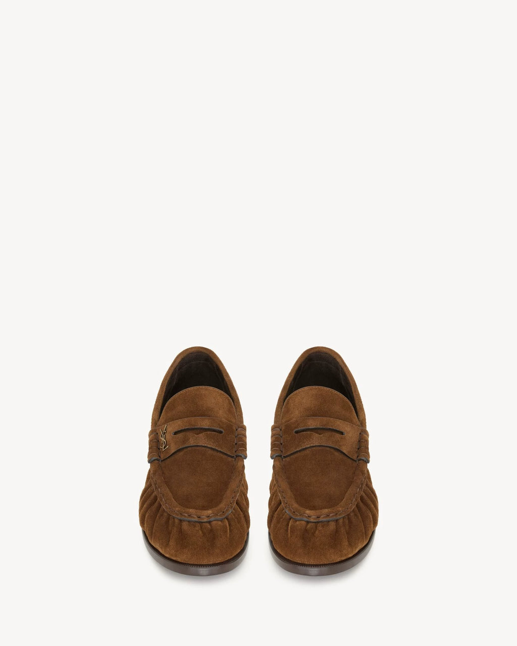 Ysl Women's Saint Laurent Loafers in Brown