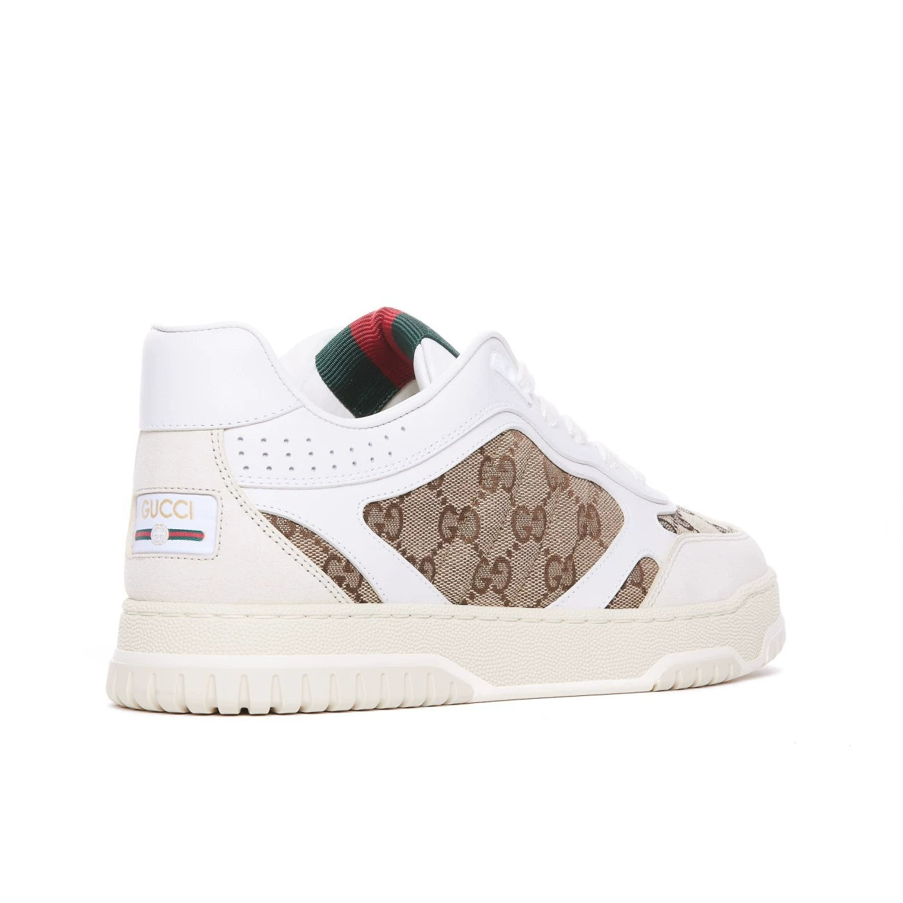 Gucci Men's Re Web Sneakers in Beige