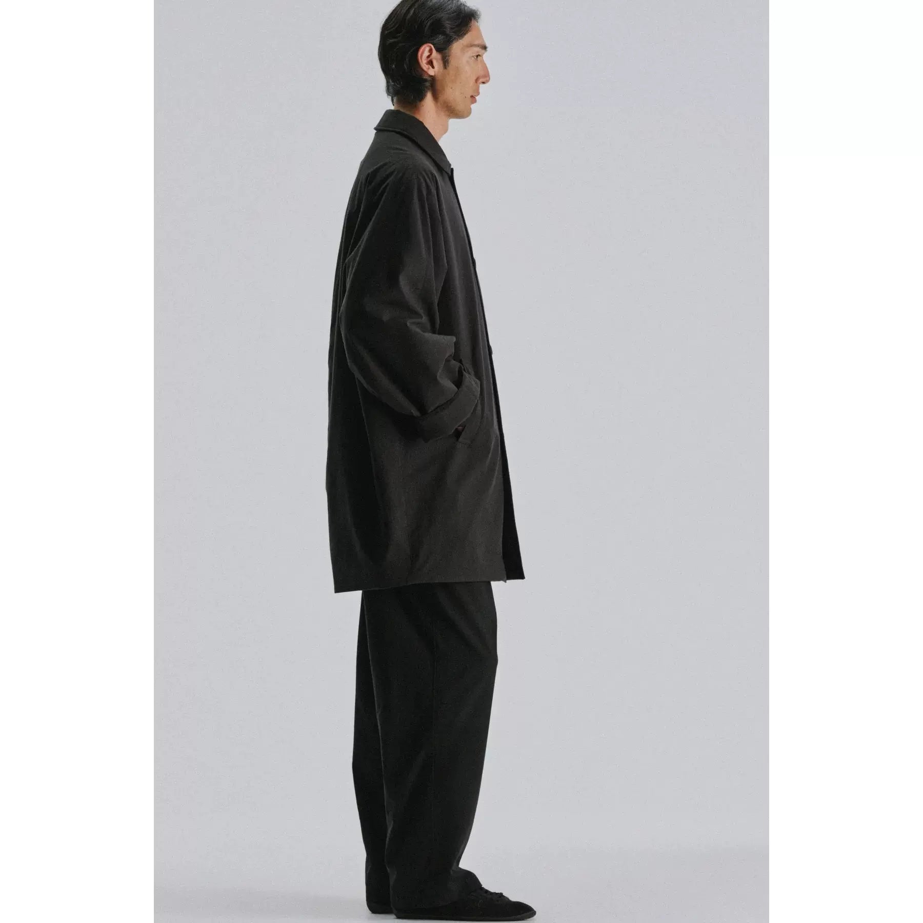 The Row Men's Verna Coat in Black