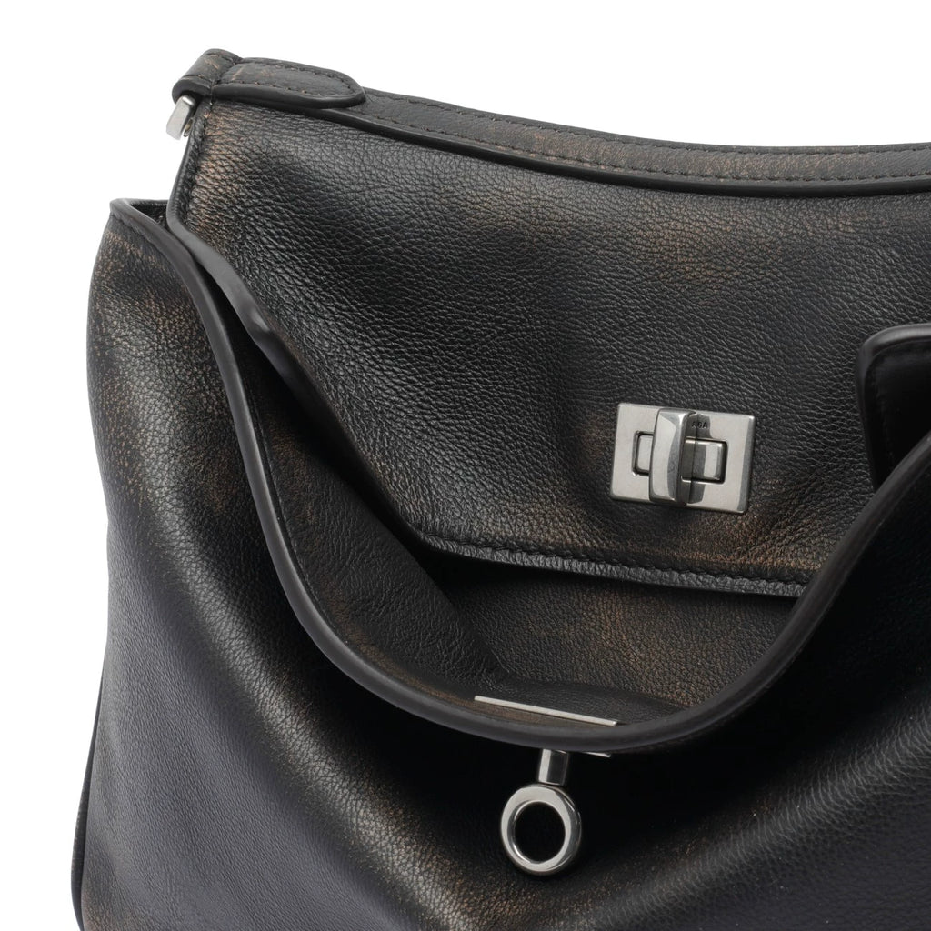 Balenciaga Men's Rodeo Small Shoulder Bag in Brown