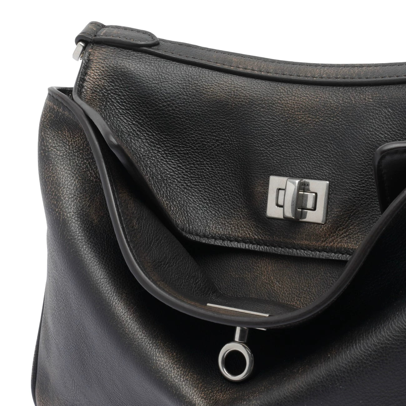 Balenciaga Men's Rodeo Small Shoulder Bag in Brown