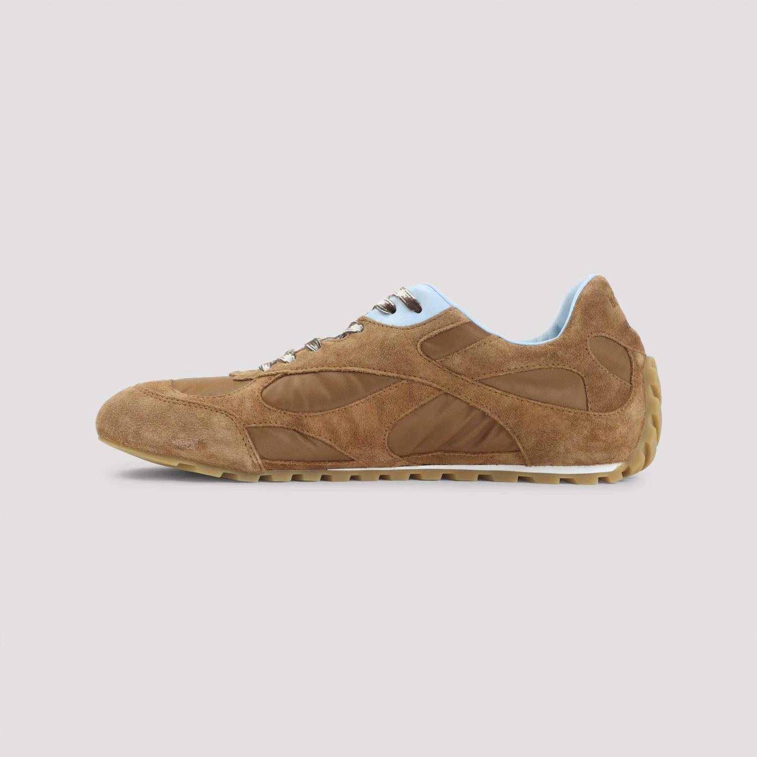 Bottega Veneta Men's Flash Orbit Sneakers in Brown