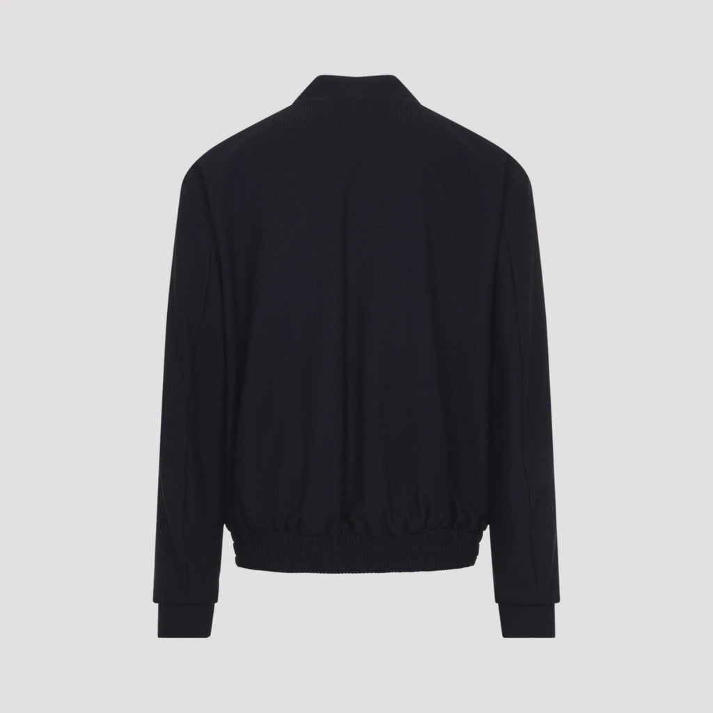 Giorgio Armani Men's Bomber Jacket in Blue
