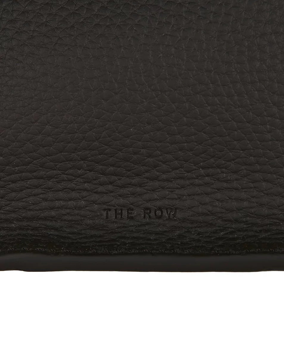 The Row Women's Medium Marlo 12 Pebbled Leather Shoulder Bag in Walnut