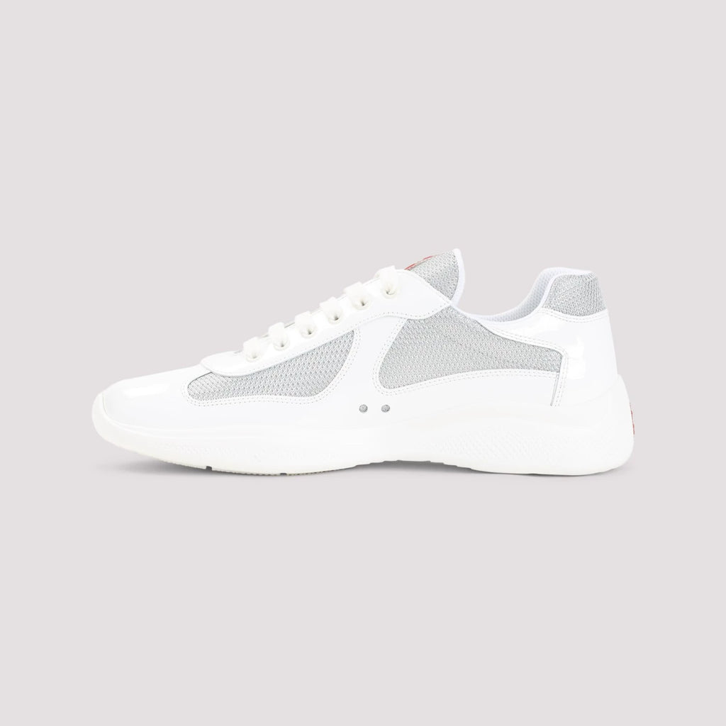 Prada Men's America Cup Sneakers in White