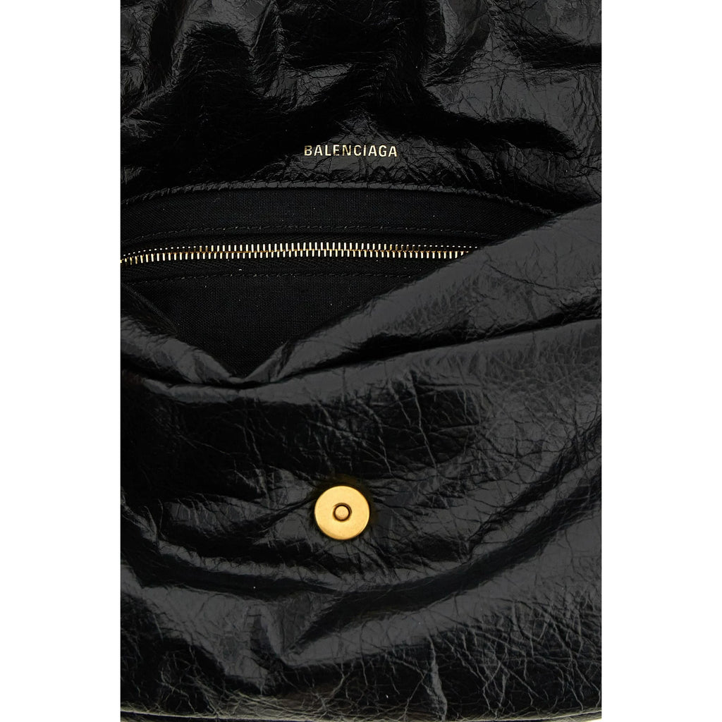 Balenciaga Women's Monaco Mini Shoulder Bag in Black