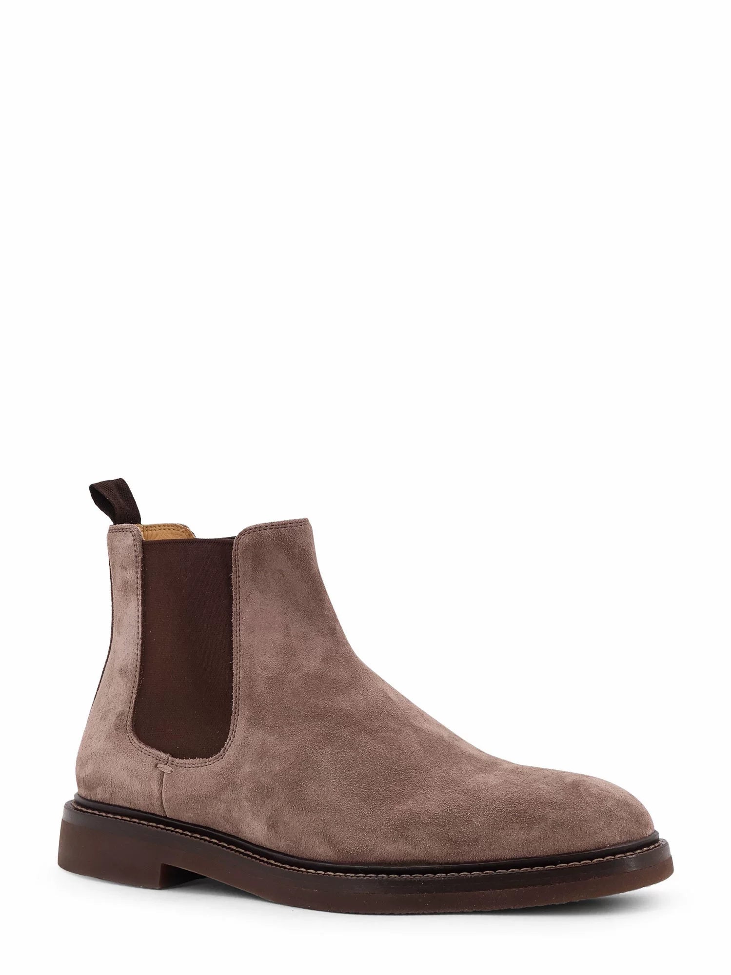 Brunello Cucinelli Men's Chelsea Boots in Grey