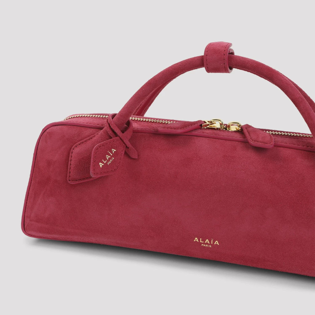 Alaia Women's Teckel Clutch Medium Handbag in Red