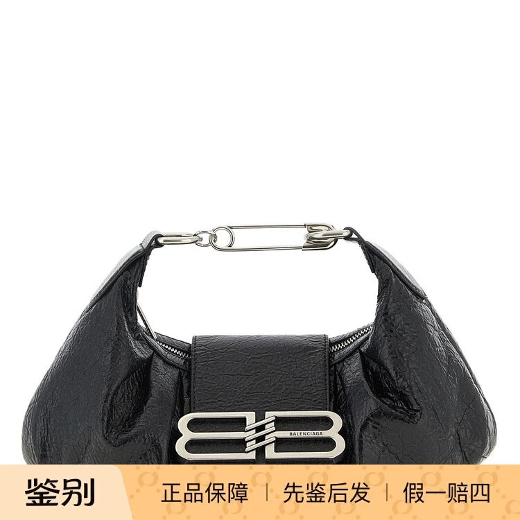 Balenciaga Women's Pamela Small Shoulder Bag in Black