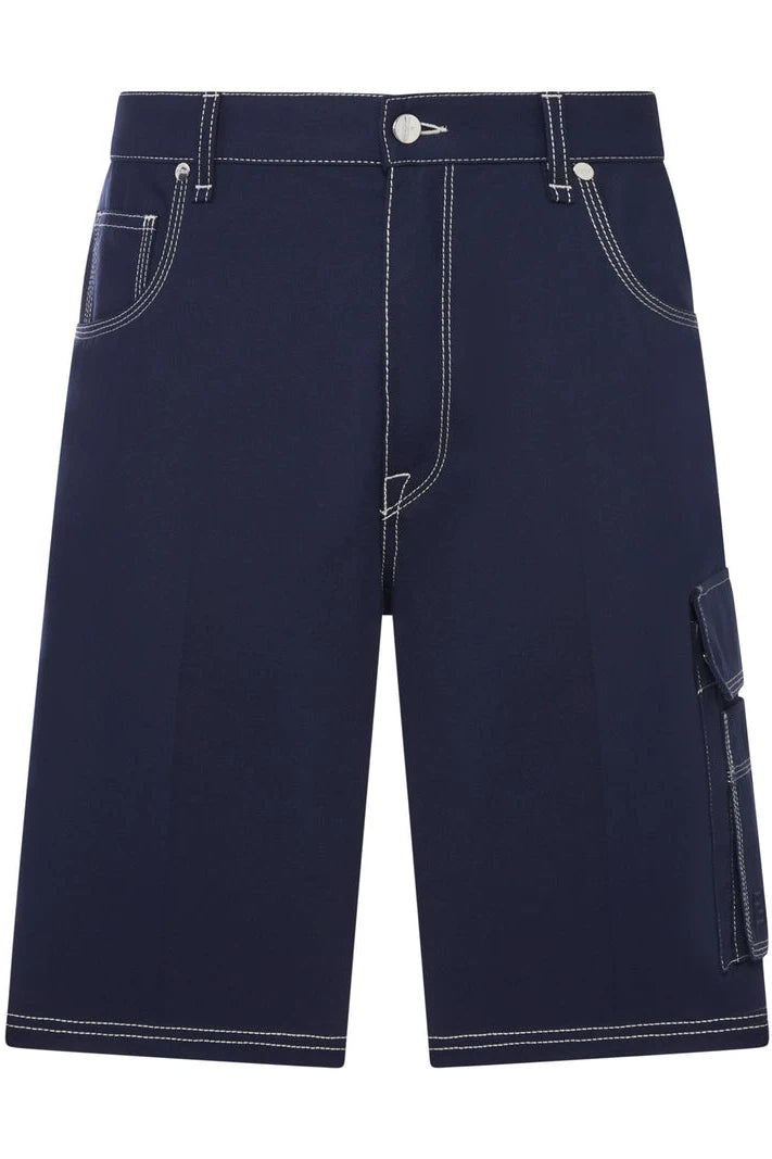 Fendi Men's Ff Logo Shorts in Blue