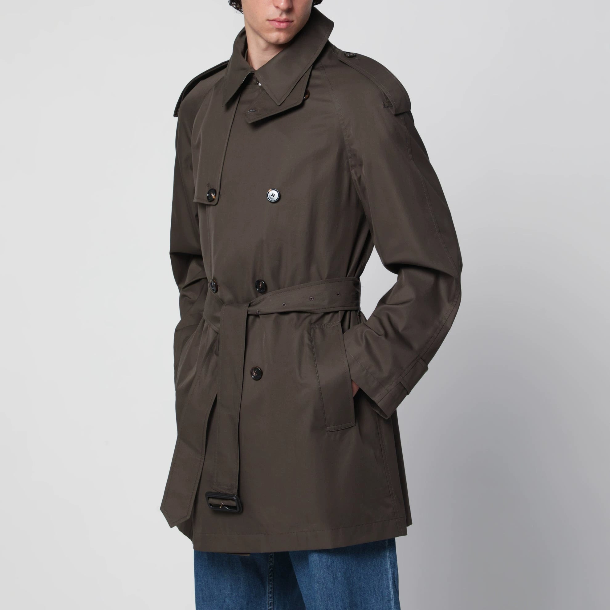 Burberry Men's Leadenham Trench Coat