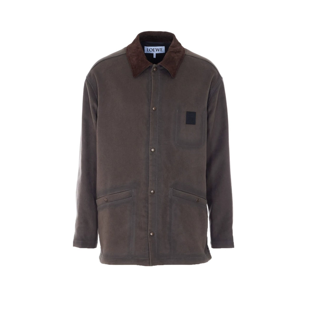 Loewe Men's Jacket in Khaki