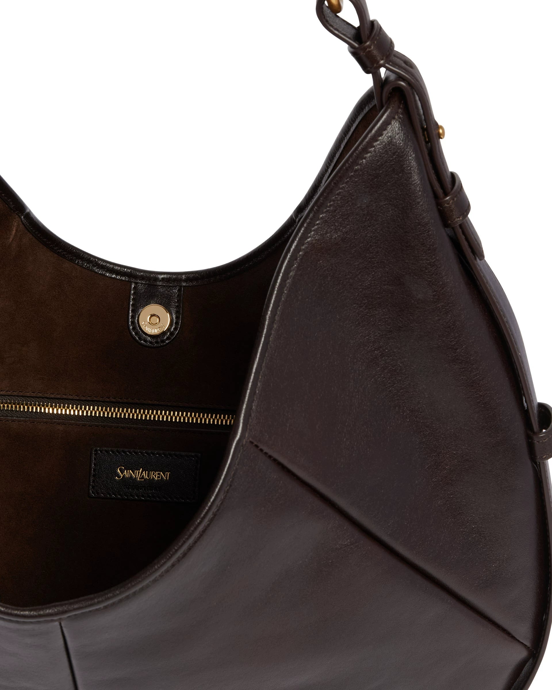 Saint Laurent Women's YSL Mombasa Medium Bag in Brown