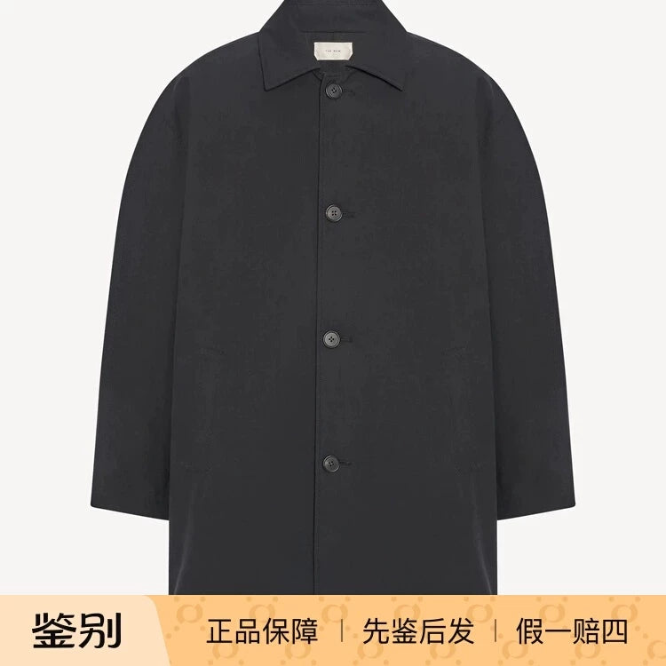 The Row Men's Verna Coat in Black