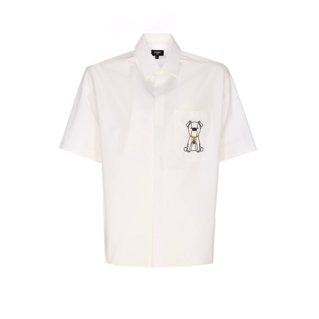 Fendi Men's Ito Shirt in White