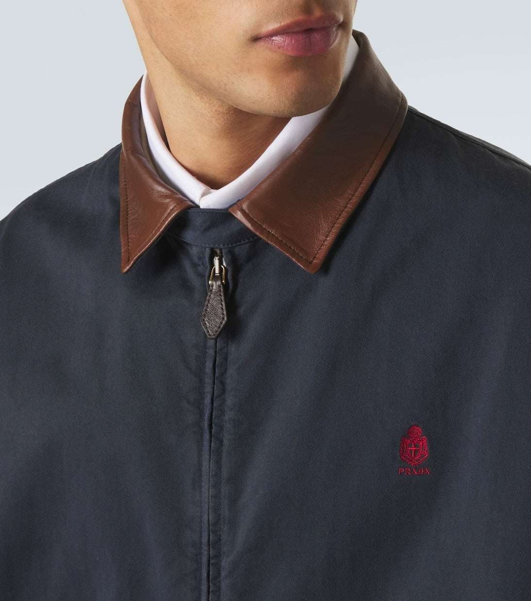 Prada Men's Jacket in Blue