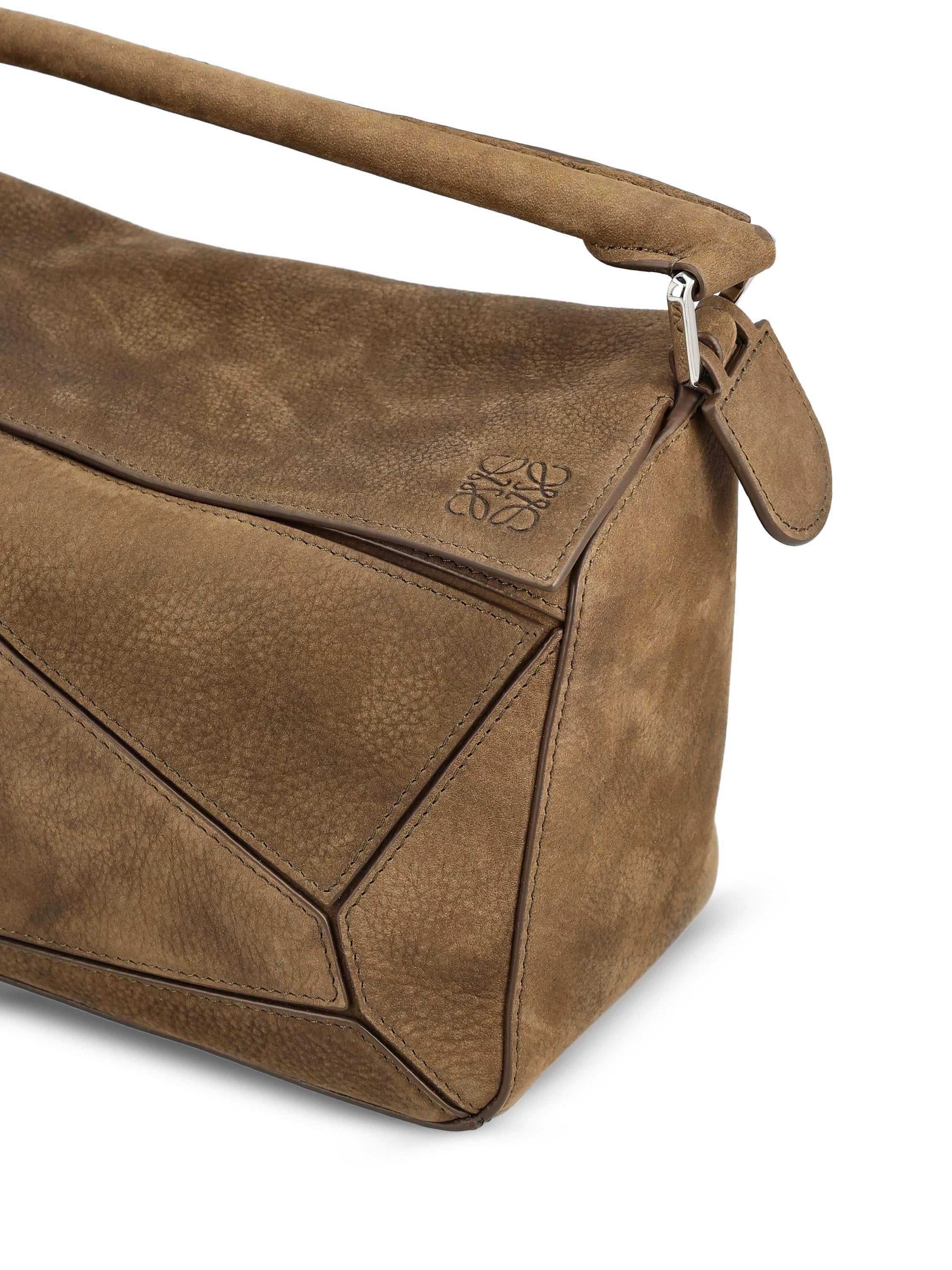 Loewe Women's Puzzle Small Shoulder Bag in Brown