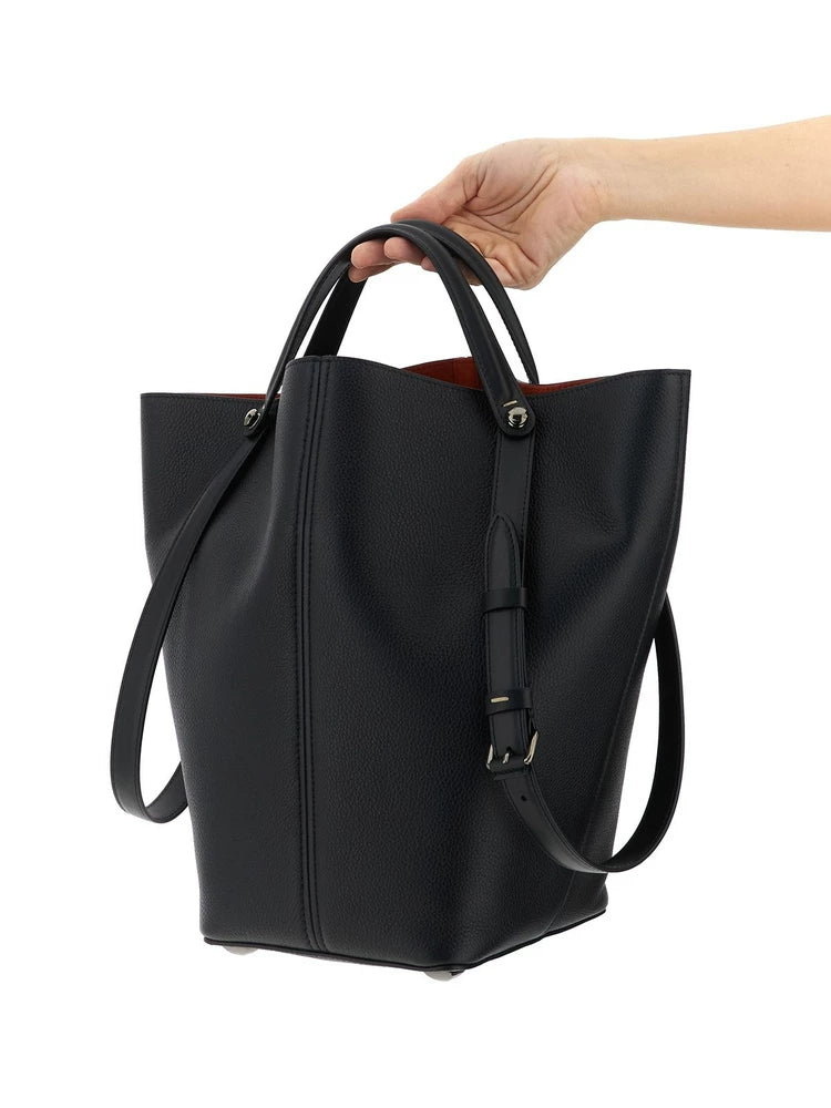 Maison Margiela Women's Dress Age Shoulder Bag in Black