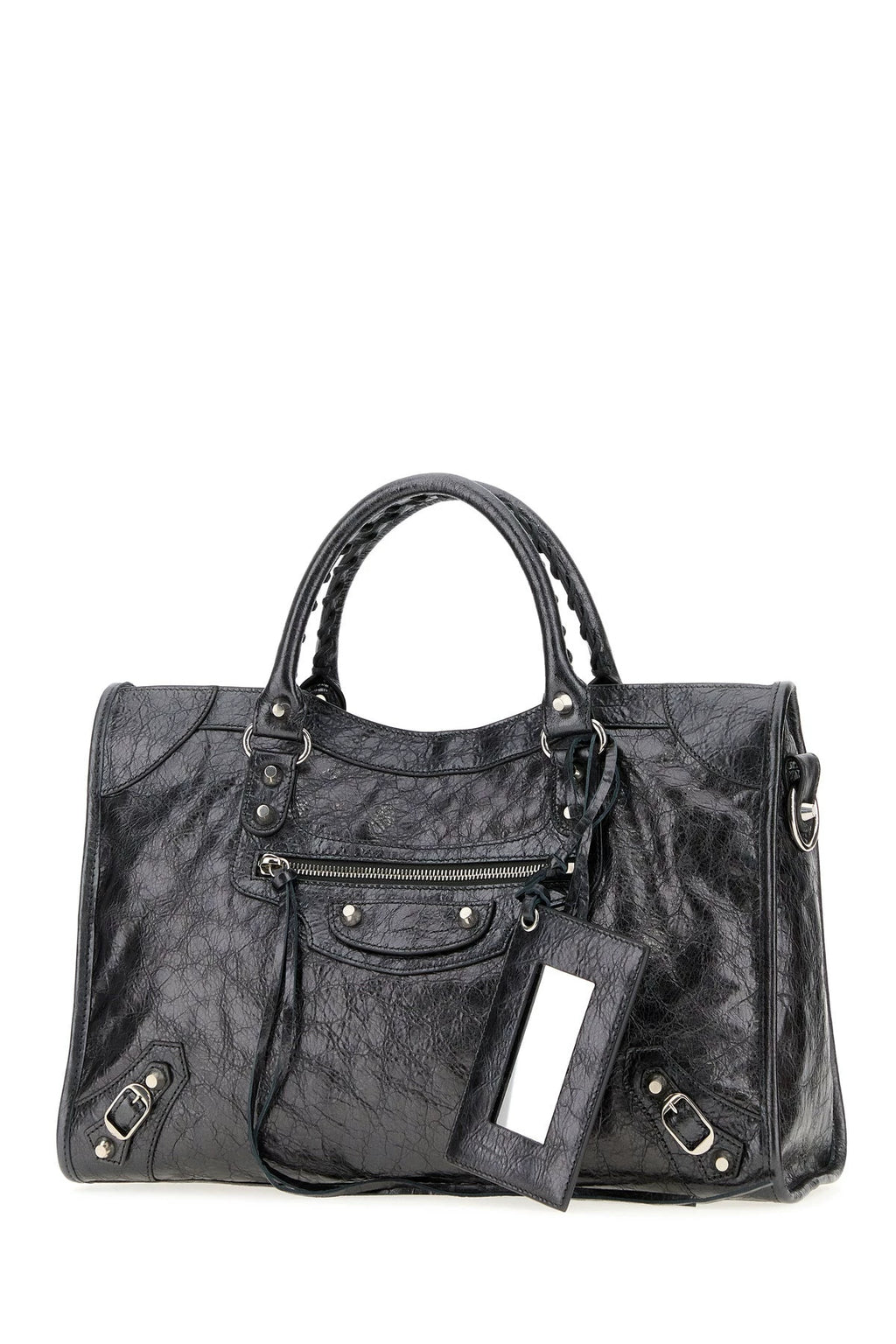 Balenciaga Women's Le City Medium Bag in Dark Grey